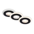 Briloner 7039-035 - SET 3x LED kupaonska ugradbena svjetiljka LED/5W/230V IP44