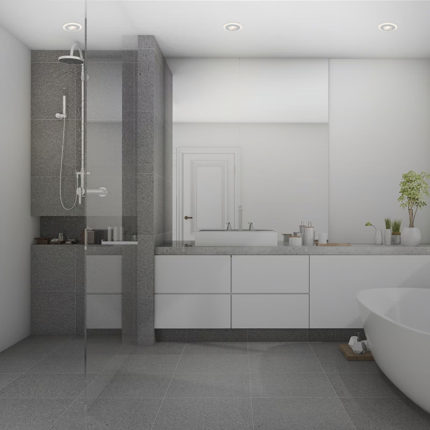 Briloner 7039034 - SET 3x LED ugradno stropno svjetlo za kupaonicu 3xLED/5W/230V IP44 matirani krom