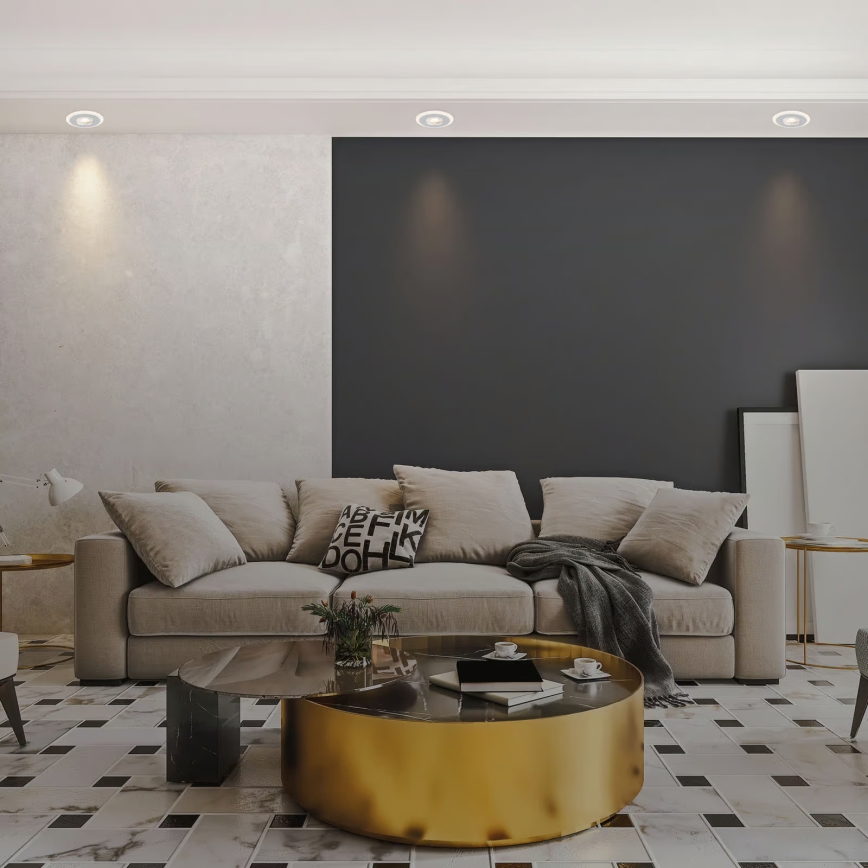 Briloner 7039034 - SET 3x LED ugradno stropno svjetlo za kupaonicu 3xLED/5W/230V IP44 matirani krom