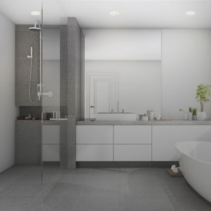 Briloner 7039036 - Komplet 3x LED ugradna stropna svjetiljka za kupaonicu LED/5W/230V IP44 bijela