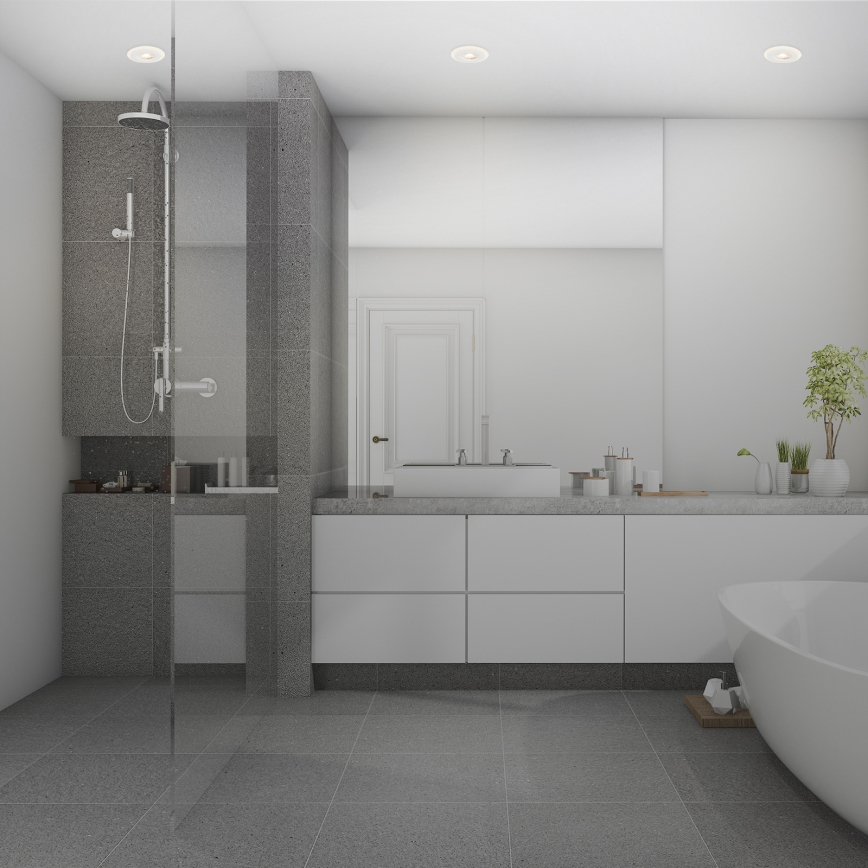 Briloner 7039036 - Komplet 3x LED ugradna stropna svjetiljka za kupaonicu LED/5W/230V IP44 bijela