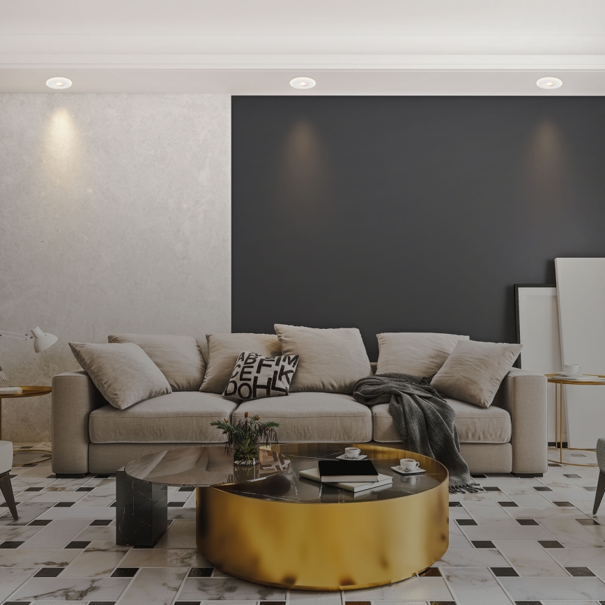 Briloner 7039036 - KOMPLET 3x LED kupaonskih ugradnih stropnih svjetiljki 3xLED/5W/230V IP44 bijela