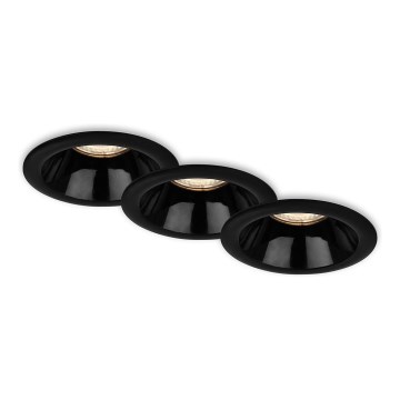 Briloner 7042-035 - SET 3x Ugradbena svjetiljka za kupaonicu 1xGU10/9W/230V IP23