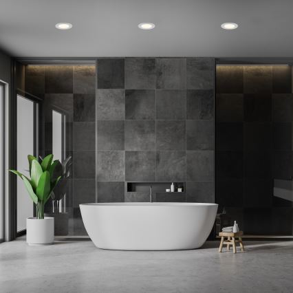 Briloner 7049014 - LED prigušivo ugradno kupaonsko svjetlo LED/6W/230V 3000K IP44 matni krom