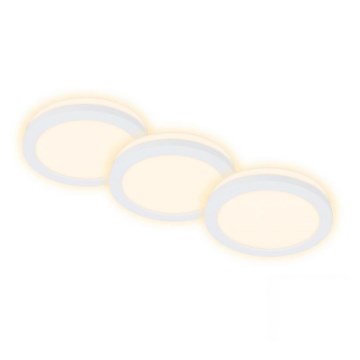 Briloner 7055-036 - SET 3x LED Ugradbena svjetiljka za kupaonicu LED/3W/230V IP44