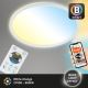 Briloner 7058-016 - LED Prigušiva svjetiljka SLIM LED/18W/230V 2700-6500K Wi-Fi Tuya + daljinski upravljač