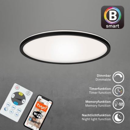 Briloner 7059-015 - LED Prigušiva stropna svjetiljka SLIM LED/22W/230V 2700-6500K Wi-Fi Tuya + daljinski upravljač