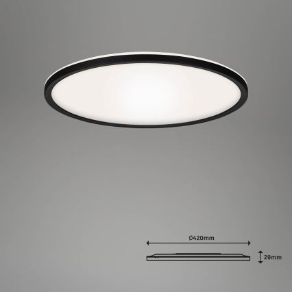 Briloner 7059-015 - LED Prigušiva stropna svjetiljka SLIM LED/22W/230V 2700-6500K Wi-Fi Tuya + daljinski upravljač