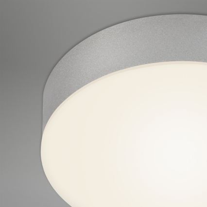 Briloner 7066-014 - LED Stropna svjetiljka FLAME LED/21W/230V 3000K srebrna pr. 28,7 cm