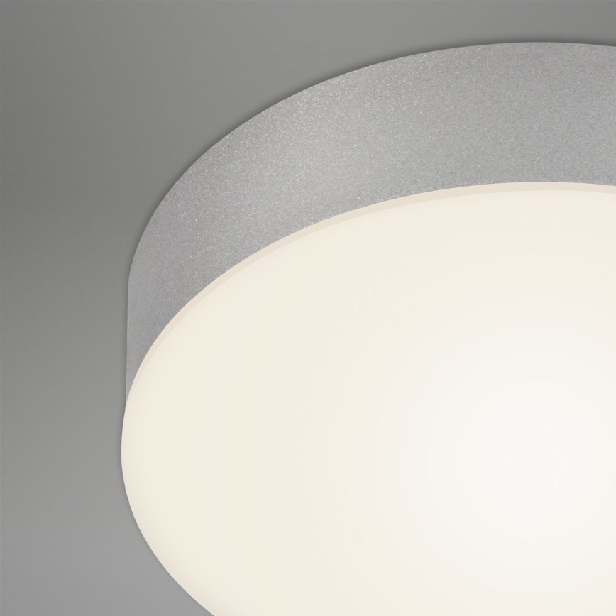 Briloner 7066-014 - LED Stropna svjetiljka FLAME LED/21W/230V 3000K srebrna pr. 28,7 cm