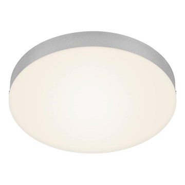 Briloner 7066-014 - LED Stropna svjetiljka FLAME LED/21W/230V 3000K srebrna pr. 28,7 cm