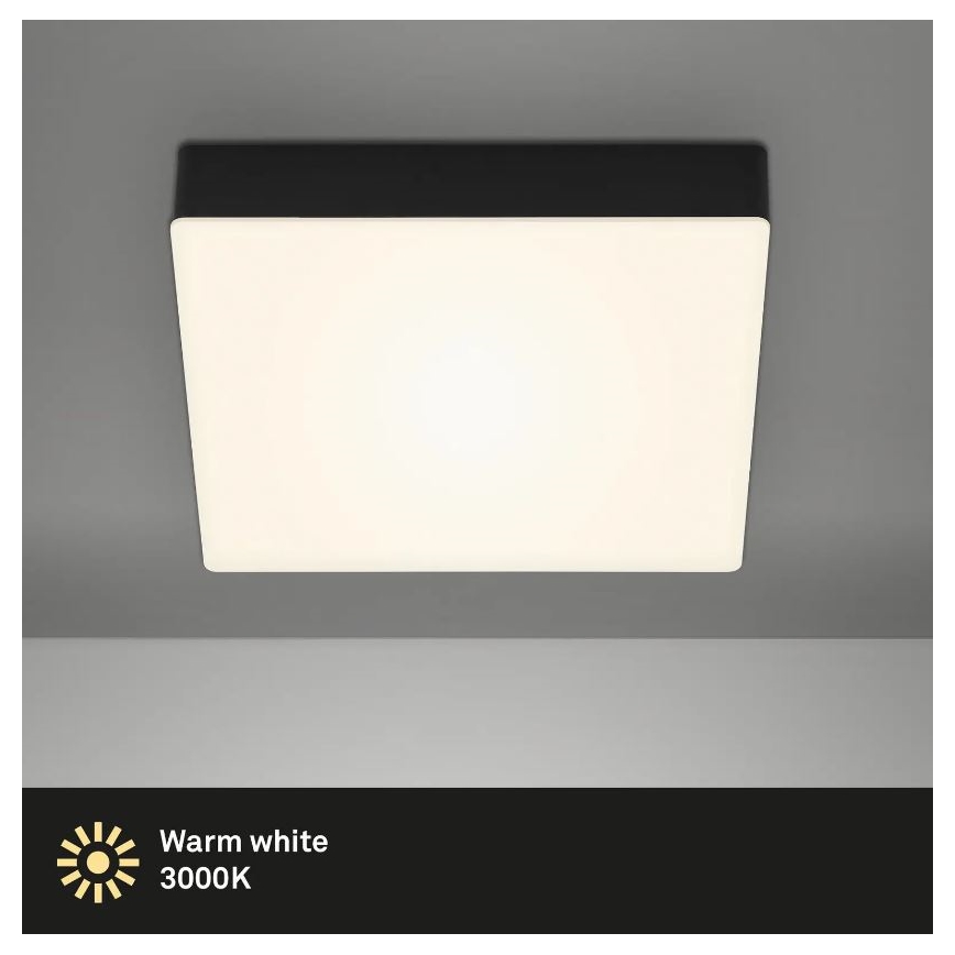 Briloner 7070-015 - LED Stropna svjetiljka FLAME LED/16W/230V crna