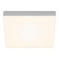 Briloner 7071-014 - LED Stropna svjetiljka FLAME LED/21W/230V 3000K 28,7x28,7 cm srebrna