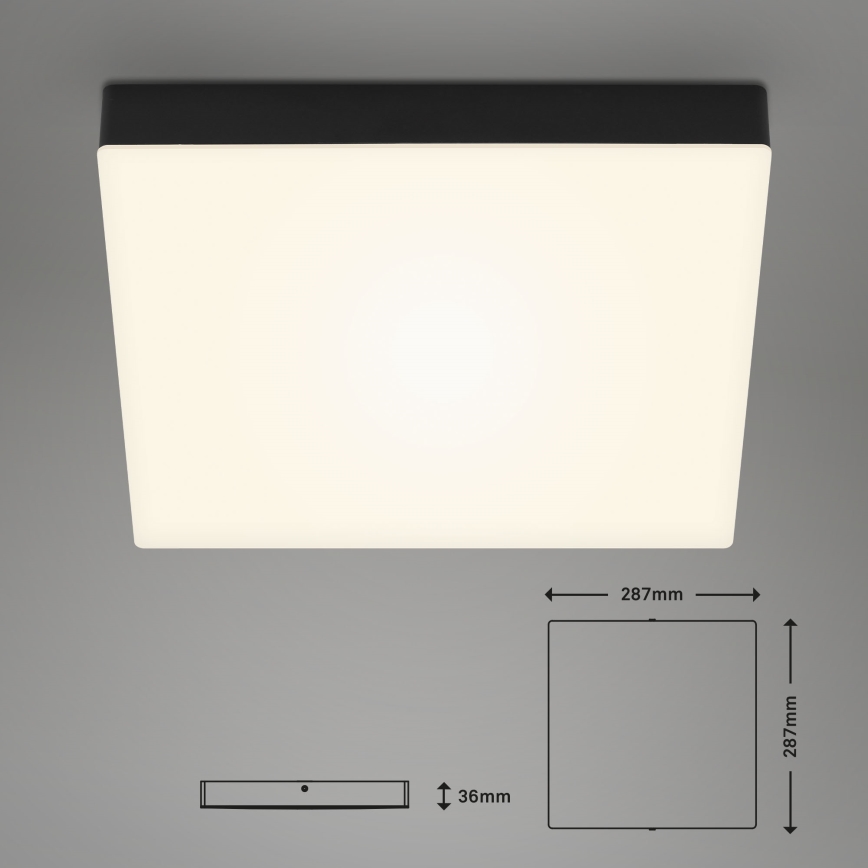 Briloner 7071015 - LED Stropna svjetiljka FLAME LED/21W/230V crna