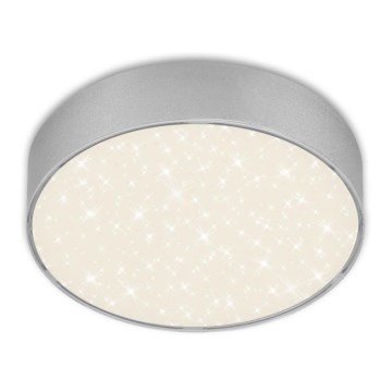 Briloner 7072-414 - LED Stropna svjetiljka STAR SKY LED/11W/230V 4000K pr. 15 cm srebrna