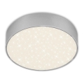 Briloner 7072-414 - LED stropna svjetiljka STAR SKY LED/11W/230V 4000K promjer 15 cm srebrna