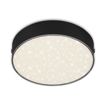 Briloner 7072-415 - LED Stropna svjetiljka STAR SKY LED/11W/230V 4000K pr. 15 cm crna