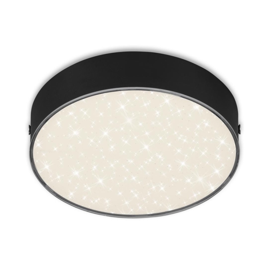 Briloner 7072-415 - LED Stropna svjetiljka STAR SKY LED/11W/230V 4000K pr. 15 cm crna