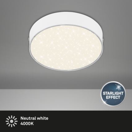 Briloner 7072-416 - LED Stropna svjetiljka STAR SKY LED/11W/230V 4000K pr. 15 cm bijela