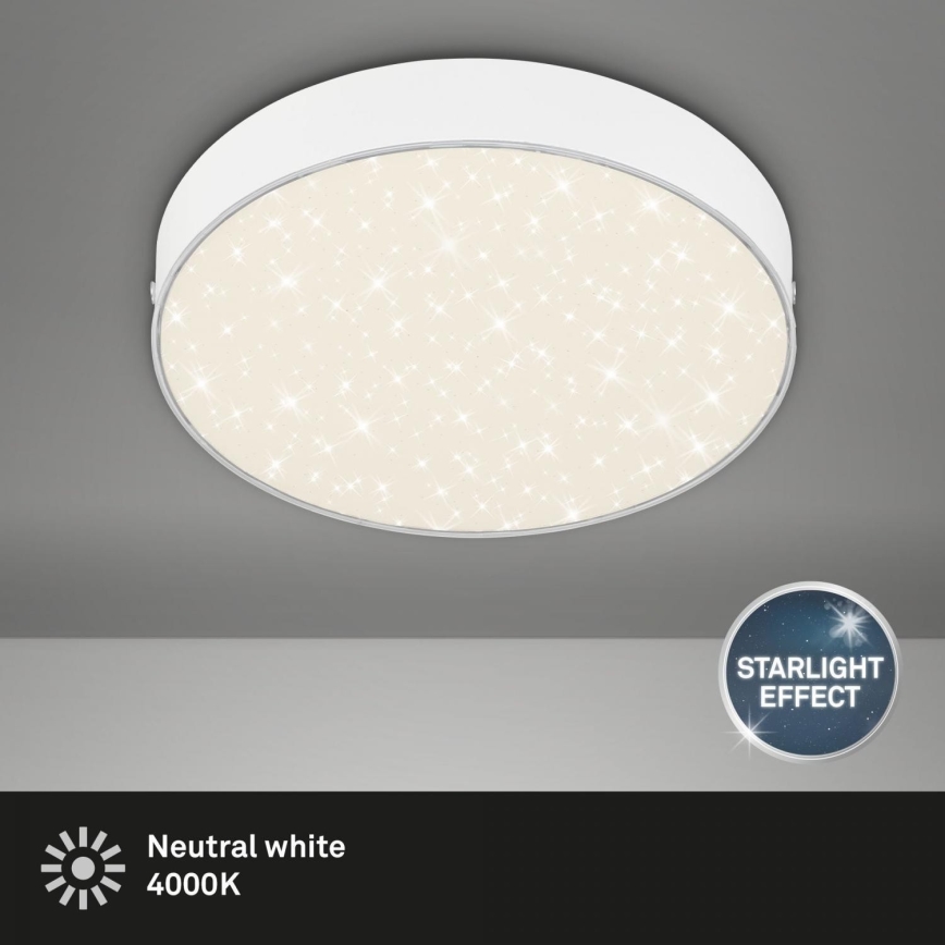 Briloner 7073-416 - LED stropna svjetiljka STAR SKY LED/16W/230V 4000K promjer 21 cm bijela