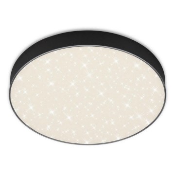 Briloner 7074-415 - LED Stropna svjetiljka STAR SKY LED/21W/230V 4000K pr. 28 cm crna