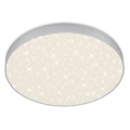Briloner 7075-414 - LED stropna svjetiljka STAR SKY LED/24,5W/230V 4000K promjer 38 cm srebrna