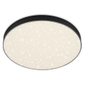 Briloner 7075-415 - LED stropna svjetiljka STAR SKY LED/24,5W/230V 4000K promjer 38 cm crna