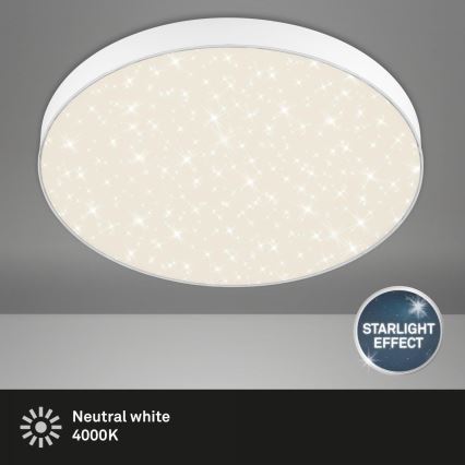 Briloner 7075-416 - LED Stropna svjetiljka STAR SKY LED/24,5W/230V 4000K pr. 38 cm bijela