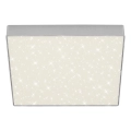 Briloner 7078-414 - LED stropna svjetiljka STAR SKY LED/21W/230V 4000K 28x28 cm srebrna