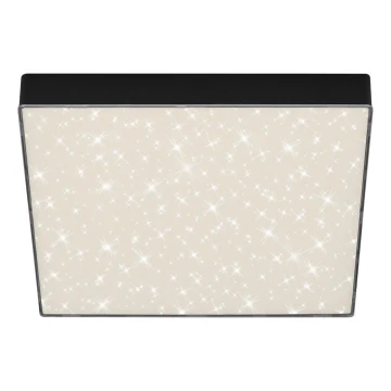 Briloner 7078-415 - LED stropna svjetiljka STAR SKY LED/21W/230V 4000K 28x28 cm crna