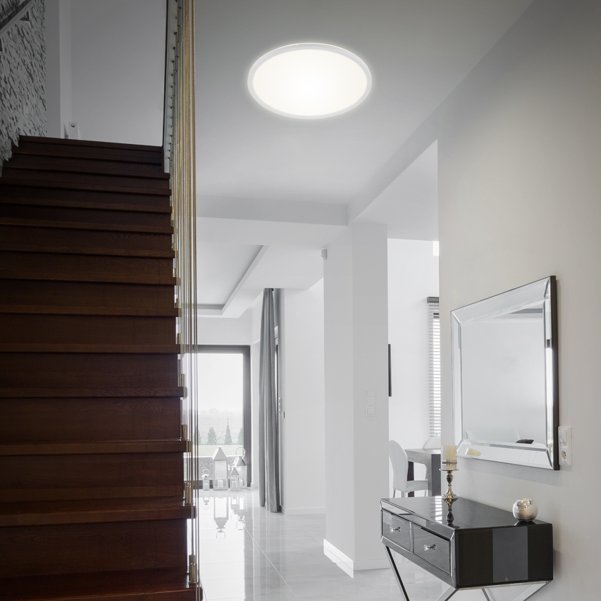 Briloner 7080-016 - LED Prigušiva stropna svjetiljka SLIM LED/22W/230V 2700-6500K + daljinski upravljač