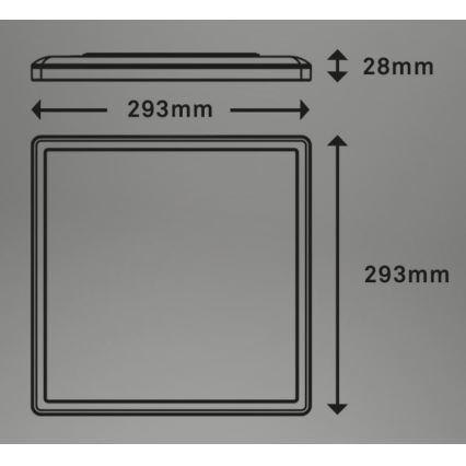 Briloner 7081-015 - LED Prigušiva stropna svjetiljka SLIM LED/18W/230V 2700-6500K + daljinski upravljač