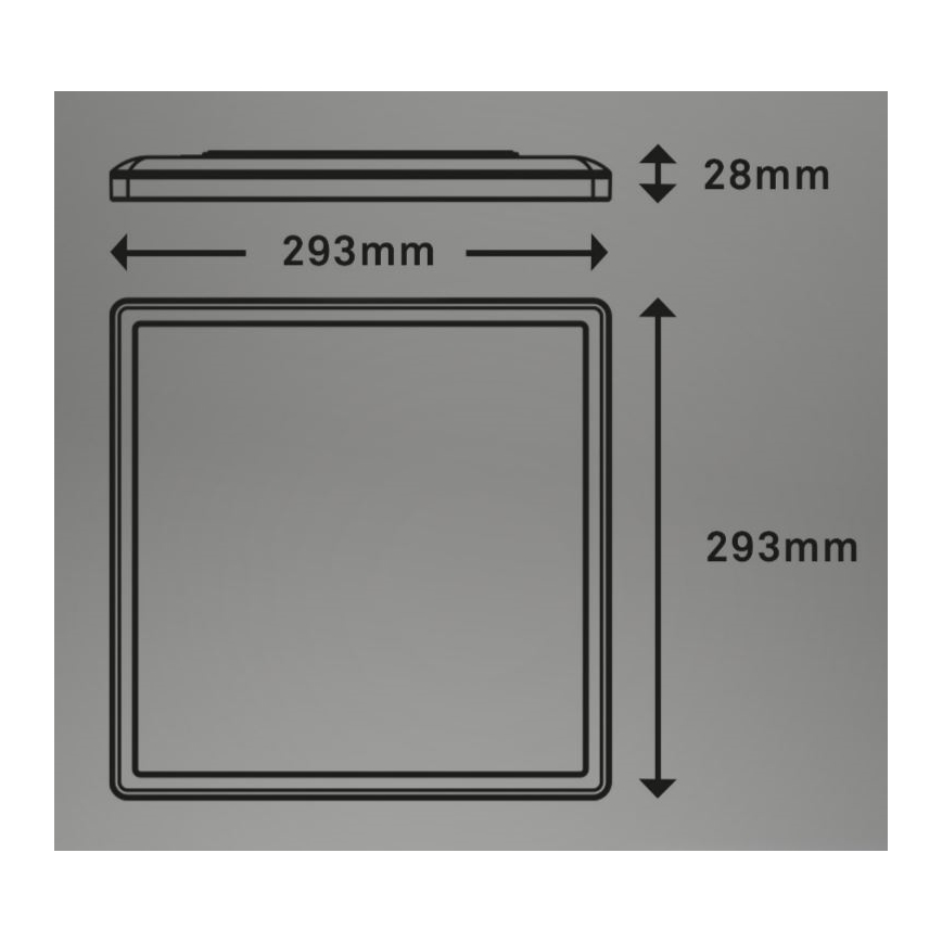 Briloner 7081-015 - LED Prigušiva stropna svjetiljka SLIM LED/18W/230V 2700-6500K + daljinski upravljač