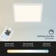 Briloner 7081-016 - LED Prigušiva stropna svjetiljka SLIM LED/18W/230V 2700-6500K + daljinski upravljač