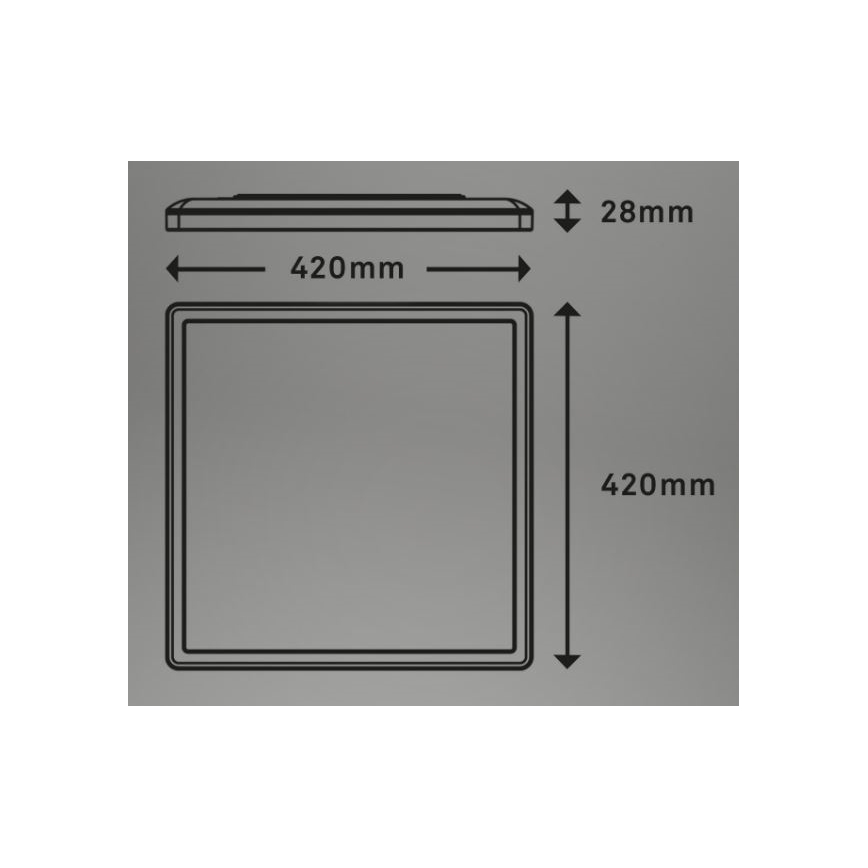 Briloner 7082-016 - LED Prigušiva stropna svjetiljka SLIM LED/22W/230V 2700-6500K + daljinski upravljač