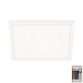 Briloner 7090-416 - LED RGBW Prigušiva stropna svjetiljka SLIM LED/15W/230V + daljinski upravljač