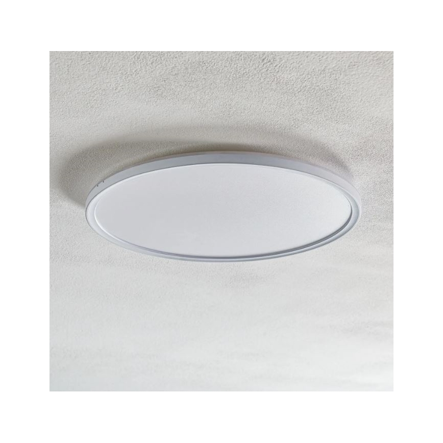 Briloner 7094-416 - LED RGBW Prigušiva stropna svjetiljka SLIM LED/22W/230V + daljinski upravljač