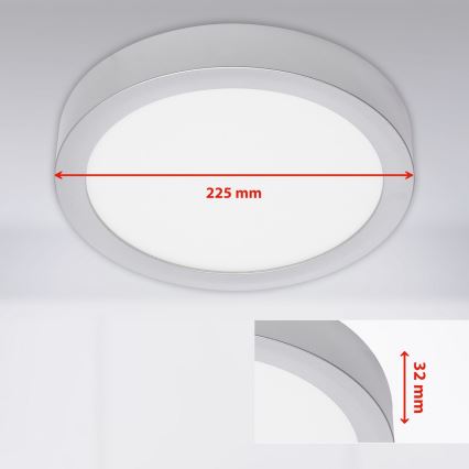 Briloner 7117-014 - LED Stropna svjetiljka FIRE LED/16,5W/230V 3000K