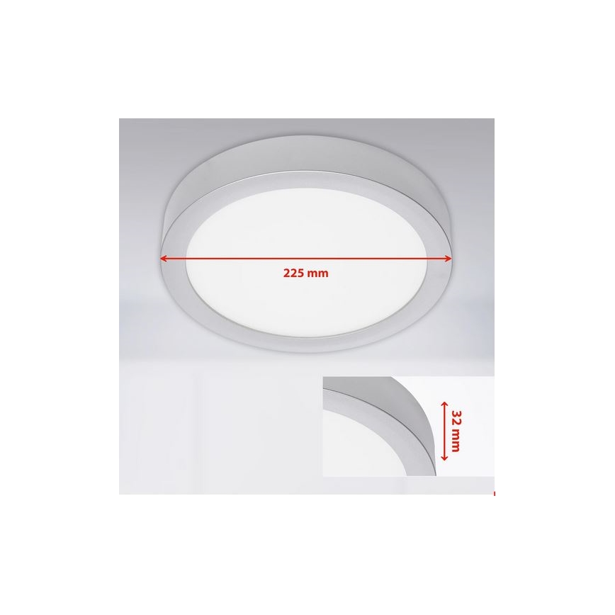 Briloner 7117-414 - LED Stropna svjetiljka FIRE LED/16,5W/230V 4000K