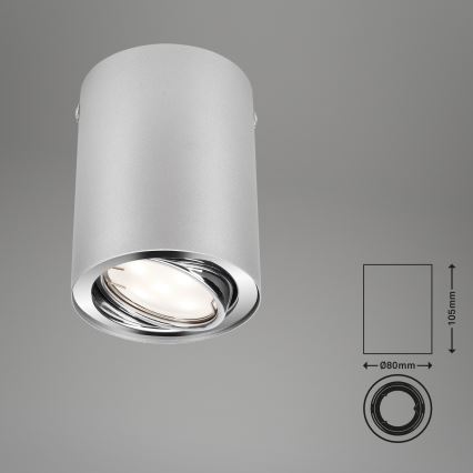 Briloner 7119-014 - LED Reflektorska svjetiljka TUBE 1xGU10/5W/230V okrugli