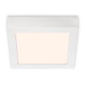 Briloner 7123-016 - LED stropna svjetiljka FIRE LED/12W/230V 3000K 17x17 cm bijela