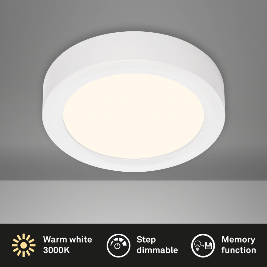 Briloner 7124-016 - LED Prigušiva stropna svjetiljka FIRE LED/12W/230V 3000K