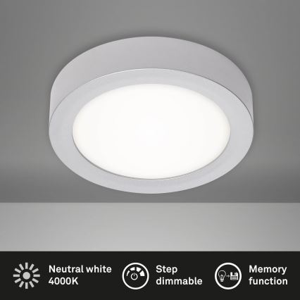 Briloner 7124-414 - LED Prigušiva stropna svjetiljka FIRE LED/12W/230V 4000K