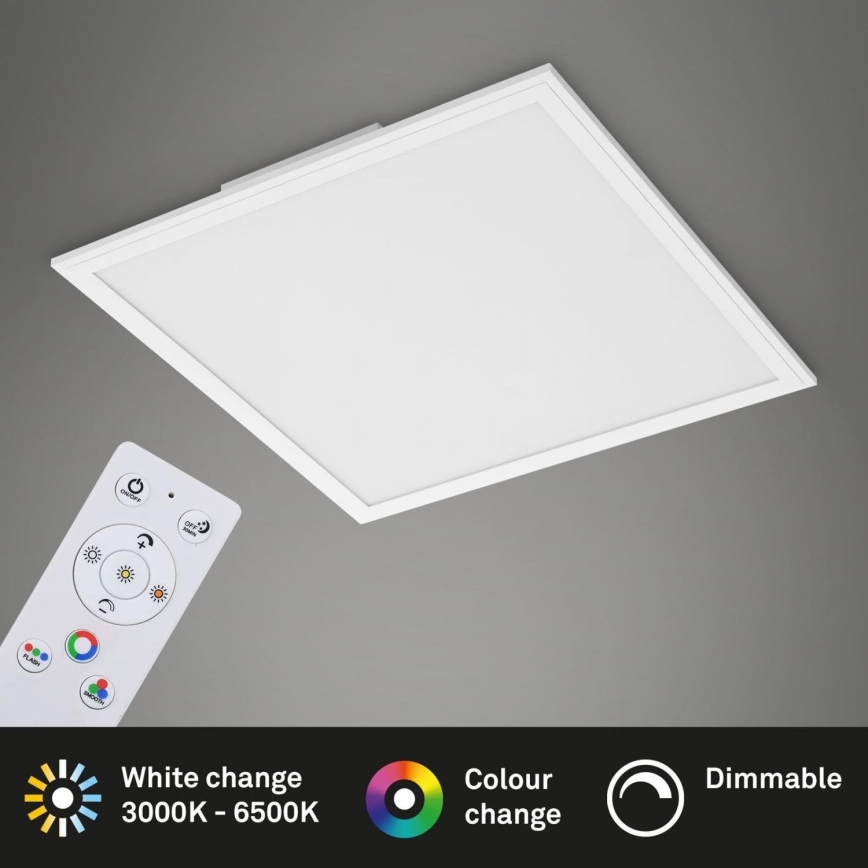 Briloner 7152-016 - LED RGB prigušivačka za plafon COLOUR LED/24W/230V 3000-6500K + daljinski upravljač