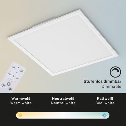 Briloner 7152-016 - LED RGB Prigušivi nadgradni panel COLOUR LED/24W/230V 3000-6500K + daljinski upravljač