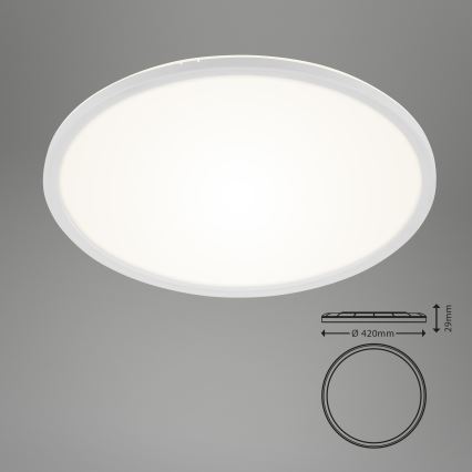 Briloner 7157-416 - LED Stropna svjetiljka SLIM LED/22W/230V pr. 42 cm