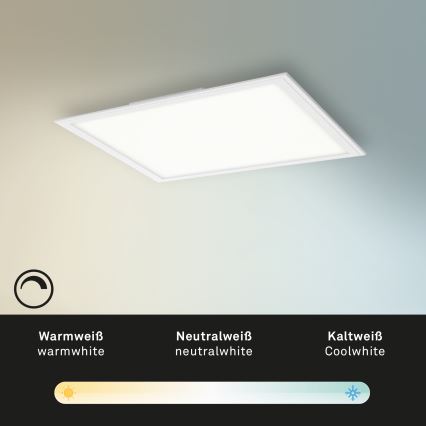 Briloner 7179-016 - LED stropna svjetiljka s prigušivanjem PIATTO LED/24W/230V 3000-6500K + daljinski upravljač