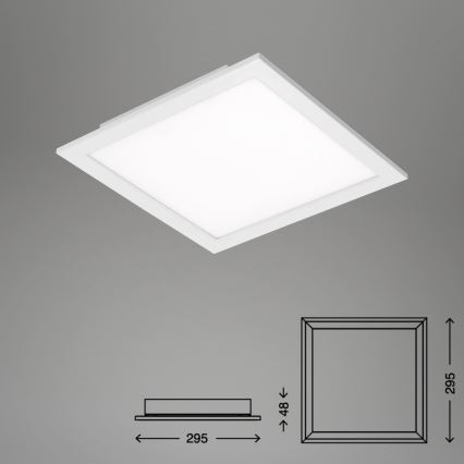 Briloner 7194-016 - LED Prigušiva stropna svjetiljka SIMPLE LED/18W/230V 3000-6500K + daljinski upravljač