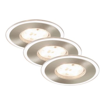 Briloner 7197-032 - SET 3x LED prigušivača za kupaonske ugradbene svjetiljke LED/4,5W/230V IP44