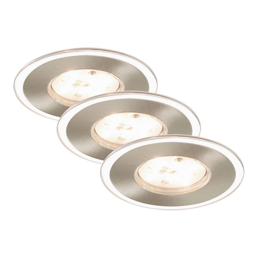 Briloner 7197-032 - SET 3x LED prigušivača za kupaonske ugradbene svjetiljke LED/4,5W/230V IP44